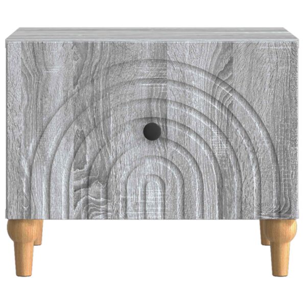 vidaXL Konferenčný stolík Sivá sonoma 49 x 50 x 40 cm Kompozitné drevo – Obrázok 4