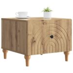 vidaXL Konferenčný stolík Dub artisan 49 x 50 x 40 cm Kompozitné drevo – Obrázok 3