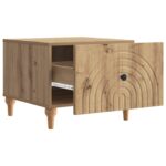 vidaXL Konferenčný stolík Dub artisan 49 x 50 x 40 cm Kompozitné drevo – Obrázok 4