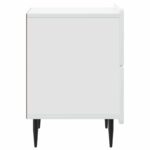 vidaXL Nočný stolík 2 pcs Biela 43 x 34,5 x 49,5 cm Kompozitné drevo – Obrázok 6