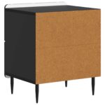 vidaXL Nočný stolík Čierna 43 x 34,5 x 49,5 cm Kompozitné drevo – Obrázok 6