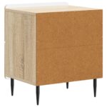 vidaXL Nočný stolík so zásuvkou 2 pcs Dub sonoma 43 x 34,5 x 49,5 cm – Obrázok 7