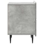 vidaXL Nočný stolík 2 pcs Betónovo sivá 43 x 34,5 x 49,5 cm – Obrázok 6