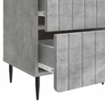 vidaXL Nočný stolík 2 pcs Betónovo sivá 43 x 34,5 x 49,5 cm – Obrázok 9
