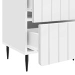 vidaXL Nočný stolík Biela s vysokým leskom 43 x 34,5 x 49,5 cm – Obrázok 8