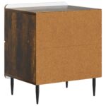 vidaXL Nočný stolík so zásuvkou 2 pcs Dymový dub 43 x 34,5 x 49,5 cm – Obrázok 7