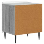 vidaXL Nočný stolík Sivá sonoma 43 x 34,5 x 49,5 cm Kompozitné drevo – Obrázok 6