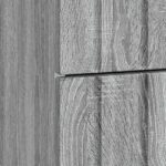 vidaXL Nočný stolík Sivá sonoma 43 x 34,5 x 49,5 cm Kompozitné drevo – Obrázok 7