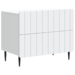 vidaXL Nočný stolík Biela 62 x 34,5 x 49,5 cm Kompozitné drevo