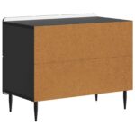 vidaXL Nočný stolík Čierna 62 x 34,5 x 49,5 cm Kompozitné drevo – Obrázok 6