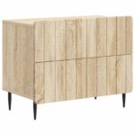 vidaXL Nočný stolík Dub sonoma 62 x 34,5 x 49,5 cm Kompozitné drevo