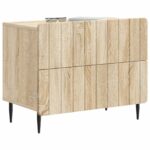 vidaXL Nočný stolík Dub sonoma 62 x 34,5 x 49,5 cm Kompozitné drevo – Obrázok 2
