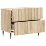 vidaXL Nočný stolík Dub sonoma 62 x 34,5 x 49,5 cm Kompozitné drevo – Obrázok 3