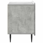 vidaXL Nočný stolík Betónovo sivá 62 x 34,5 x 49,5 cm Kompozitné drevo – Obrázok 5