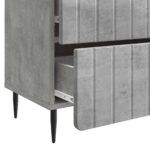 vidaXL Nočný stolík Betónovo sivá 62 x 34,5 x 49,5 cm Kompozitné drevo – Obrázok 8