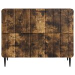 vidaXL Nočný stolík Dymový dub 62 x 34,5 x 49,5 cm Kompozitné drevo – Obrázok 4