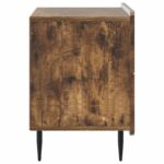 vidaXL Nočný stolík Dymový dub 62 x 34,5 x 49,5 cm Kompozitné drevo – Obrázok 5