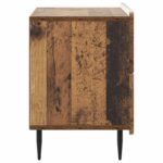 vidaXL Nočný stolík Staré drevo 62 x 34,5 x 49,5 cm Kompozitné drevo – Obrázok 5