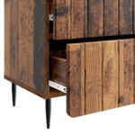 vidaXL Nočný stolík Staré drevo 62 x 34,5 x 49,5 cm Kompozitné drevo – Obrázok 8