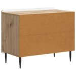vidaXL Nočný stolík Dub artisan 62 x 34,5 x 49,5 cm Kompozitné drevo – Obrázok 6