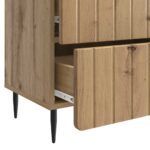vidaXL Nočný stolík Dub artisan 62 x 34,5 x 49,5 cm Kompozitné drevo – Obrázok 8