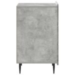vidaXL Nočný stolík Betónovo sivá 43x 41 x 68 cm Kompozitné drevo – Obrázok 5
