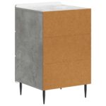 vidaXL Nočný stolík Betónovo sivá 43x 41 x 68 cm Kompozitné drevo – Obrázok 6
