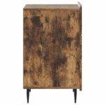 vidaXL Nočný stolík Dymový dub 43x 41 x 68 cm Kompozitné drevo – Obrázok 5