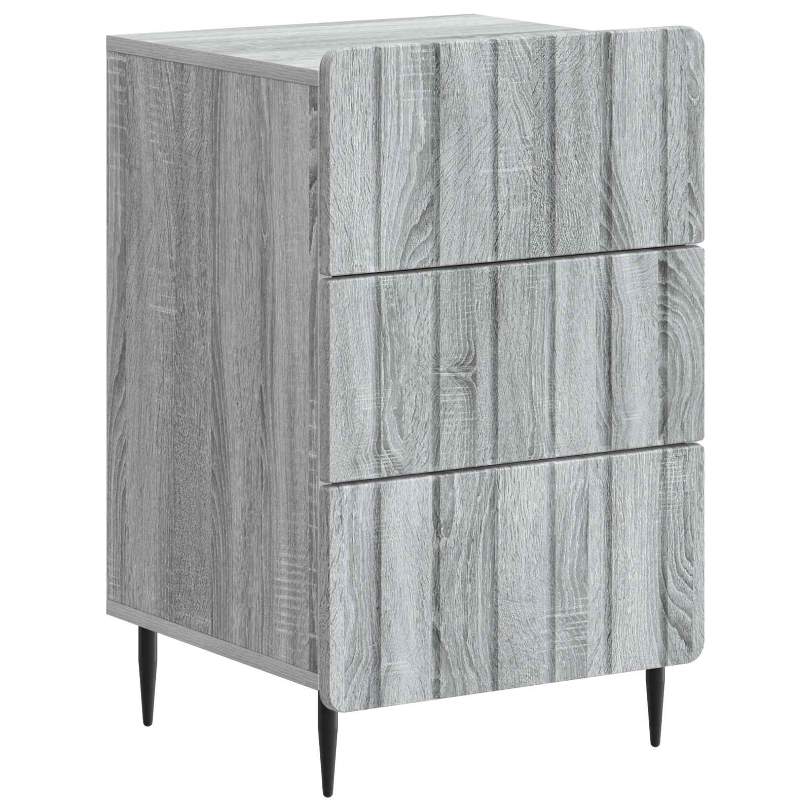 894331_1.jpg vidaXL Nočný stolík Sivá sonoma 43x 41 x 68 cm Kompozitné drevo – Obrázok 1