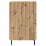 vidaXL Nočný stolík Dub artisan 43x 41 x 68 cm Kompozitné drevo – Obrázok 4