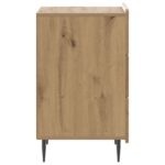 vidaXL Nočný stolík Dub artisan 43x 41 x 68 cm Kompozitné drevo – Obrázok 5
