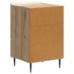 vidaXL Nočný stolík Dub artisan 43x 41 x 68 cm Kompozitné drevo – Obrázok 6