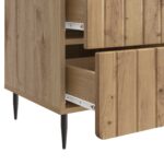 vidaXL Nočný stolík Dub artisan 43x 41 x 68 cm Kompozitné drevo – Obrázok 8