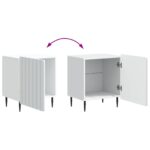 vidaXL Nočný stolík 2 pcs Biela 43 x 34,5 x 52 cm Kompozitné drevo – Obrázok 10