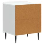 vidaXL Nočný stolík 2 pcs Biela 43 x 34,5 x 52 cm Kompozitné drevo – Obrázok 7