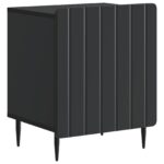 vidaXL Nočný stolík 2 pcs Čierna 43 x 34,5 x 52 cm Kompozitné drevo – Obrázok 3