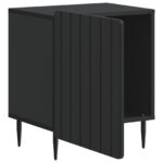 vidaXL Nočný stolík 2 pcs Čierna 43 x 34,5 x 52 cm Kompozitné drevo – Obrázok 4