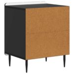 vidaXL Nočný stolík 2 pcs Čierna 43 x 34,5 x 52 cm Kompozitné drevo – Obrázok 7
