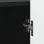 vidaXL Nočný stolík 2 pcs Čierna 43 x 34,5 x 52 cm Kompozitné drevo – Obrázok 9