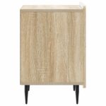vidaXL Nočný stolík Dub sonoma 43 x 34,5 x 52 cm Kompozitné drevo – Obrázok 5