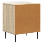 vidaXL Nočný stolík Dub sonoma 43 x 34,5 x 52 cm Kompozitné drevo – Obrázok 6