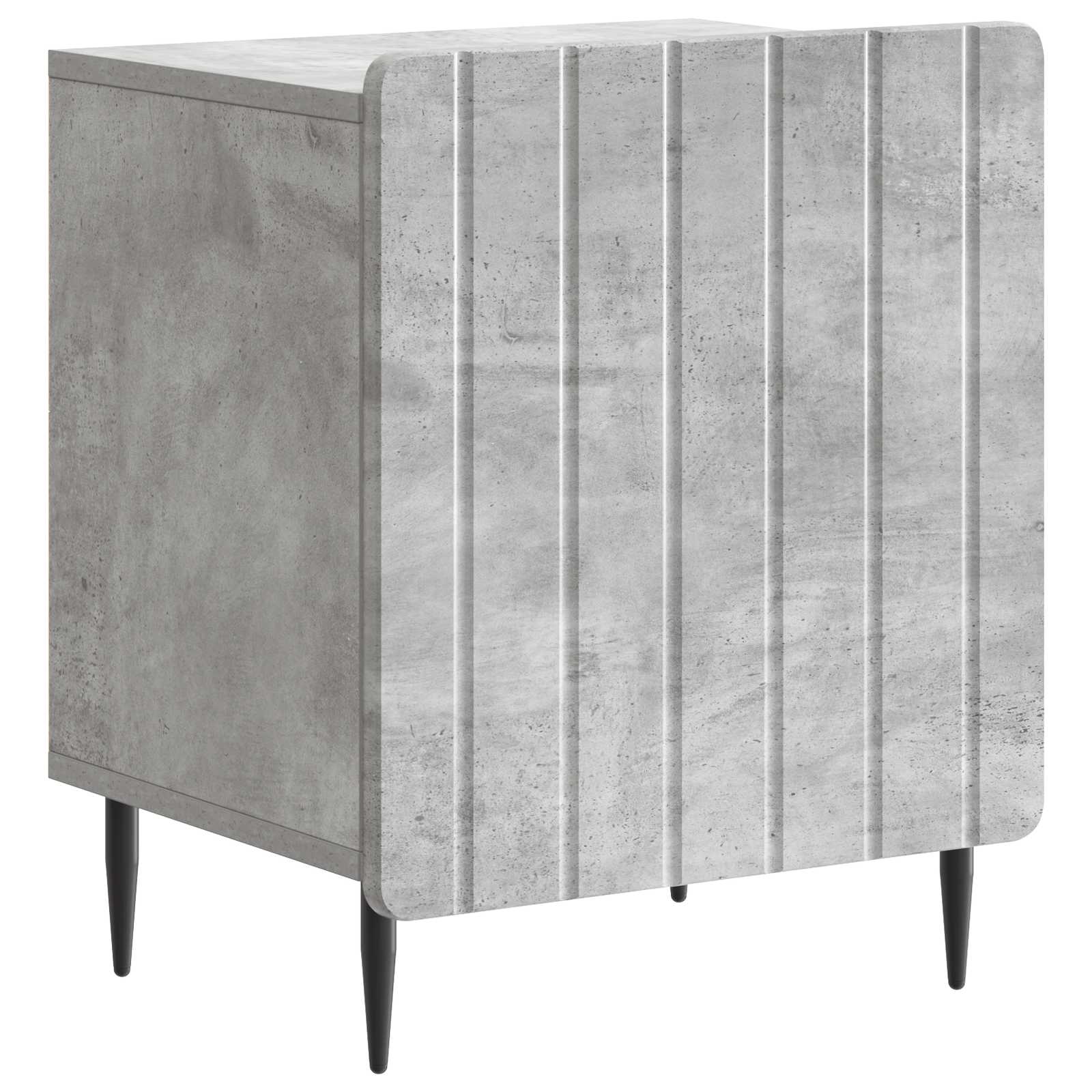 894341_1.jpg vidaXL Nočný stolík Betónovo sivá 43 x 34,5 x 52 cm Kompozitné drevo – Obrázok 1