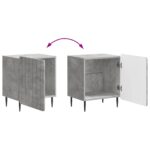 vidaXL Nočný stolík 2 pcs Betónovo sivá 43 x 34,5 x 52 cm – Obrázok 10