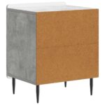 vidaXL Nočný stolík 2 pcs Betónovo sivá 43 x 34,5 x 52 cm – Obrázok 7