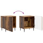 vidaXL Nočný stolík 2 pcs Staré drevo 43 x 34,5 x 52 cm – Obrázok 10