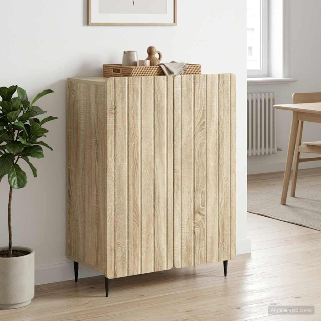 894357_1.jpg vidaXL Servírovacia skriňa Dub sonoma 66 x 34,5 x 92 cm – Obrázok 1