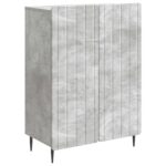 vidaXL Servírovacia skriňa Betónovo sivá 66 x 34,5 x 92 cm – Obrázok 2