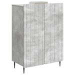 vidaXL Servírovacia skriňa Betónovo sivá 66 x 34,5 x 92 cm – Obrázok 3