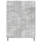 vidaXL Servírovacia skriňa Betónovo sivá 66 x 34,5 x 92 cm – Obrázok 6