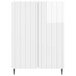 vidaXL Servírovacia skriňa Biela s vysokým leskom 66 x 34,5 x 92 cm – Obrázok 6
